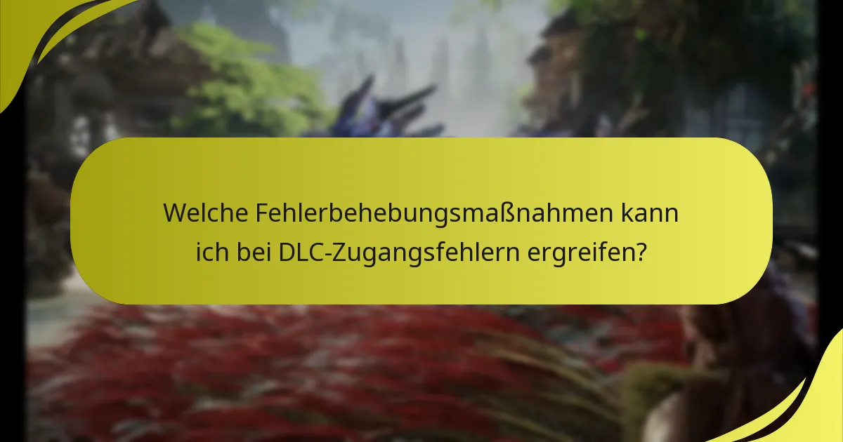 Welche häufigen Fehler treten bei Spielern mit DLC-Zugriff auf?